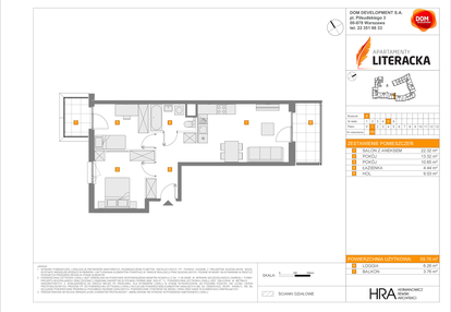 Mieszkanie w inwestycji: Apartamenty Literacka etap 2.2