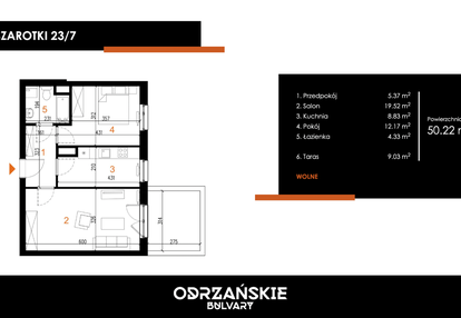Mieszkanie w inwestycji: Odrzańskie Bulvary