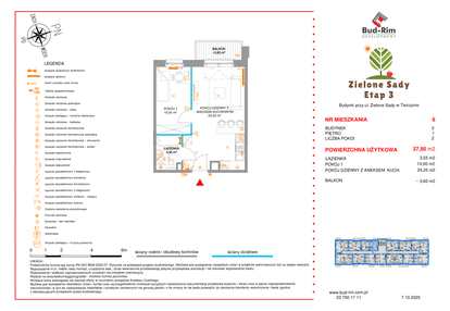 Mieszkanie w inwestycji: Zielone Sady etap III