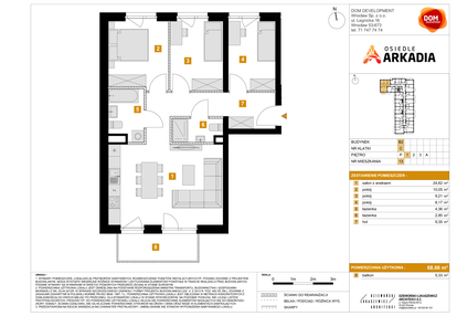 Mieszkanie w inwestycji: Osiedle Arkadia