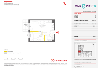 Mieszkanie w inwestycji: Viva Piast 6
