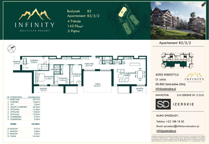 Mieszkanie w inwestycji: Infinity Mountain Resort