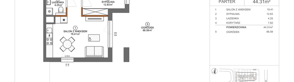 Mieszkanie w inwestycji: Apartamenty Rusałki