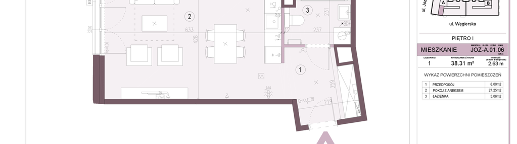 Mieszkanie w inwestycji: Apartamenty Józefińska