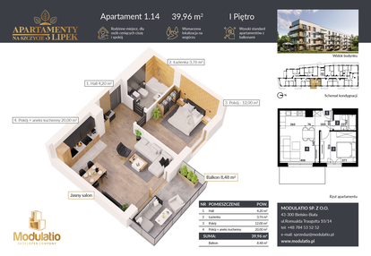 Mieszkanie w inwestycji: Apartamenty na Szczycie 3 Lipek