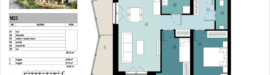 Mieszkanie w inwestycji: Panorama Kwiatkowskiego