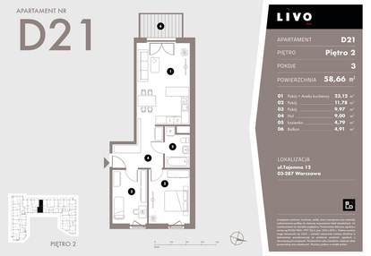 Mieszkanie w inwestycji: Livo