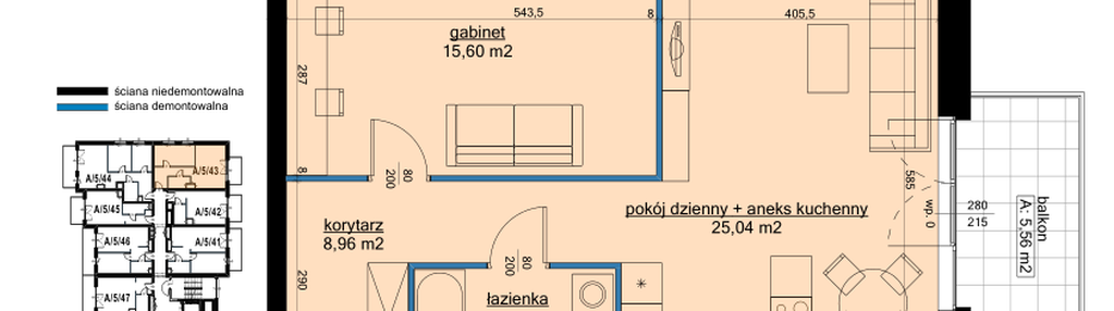 Mieszkanie w inwestycji: Osiedle Hawelańska etap III - bud. A