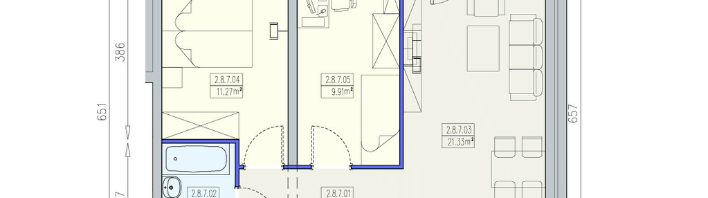 Mieszkanie w inwestycji: Południk 17 - budynek K1