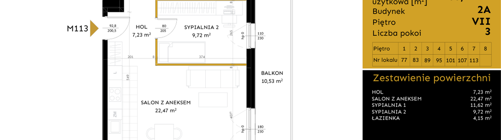 Mieszkanie w inwestycji: Corso etap 2