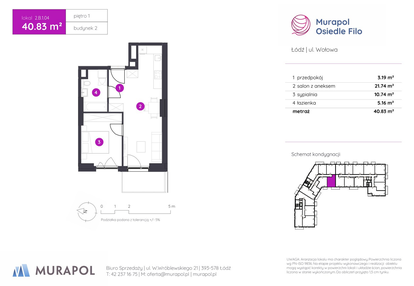 Mieszkanie w inwestycji: Murapol Osiedle Filo etap II