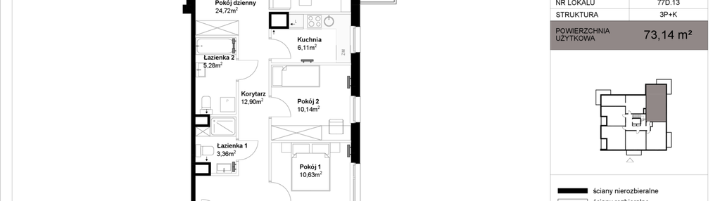 Mieszkanie w inwestycji: Strzeszyńska 77