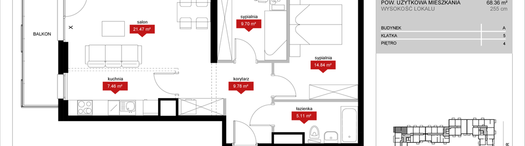 Mieszkanie w inwestycji: Atrium - Nowy Szczepin