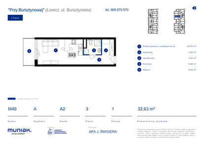 Mieszkanie w inwestycji: Przy Bursztynowej