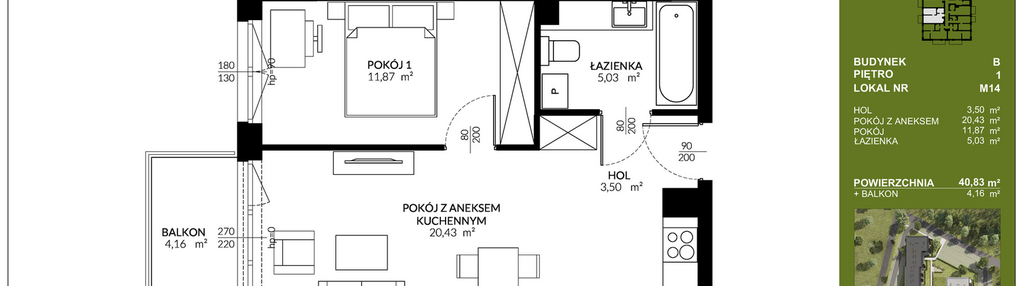 Mieszkanie w inwestycji: Triton Kampinos III