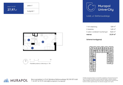Mieszkanie w inwestycji: Murapol UniverCity