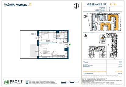 Mieszkanie w inwestycji: Osiedle Hemara - etap III bud. 2 i 3