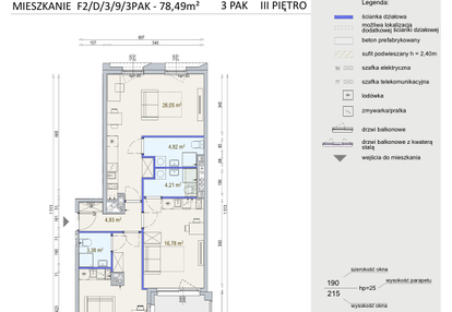 Mieszkanie w inwestycji: Modern Mokotów etap 6, budynek F1 i F2