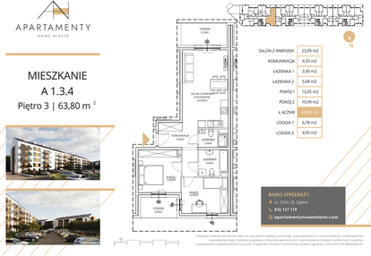 Mieszkanie w inwestycji: Apartamenty Nowe Miasto