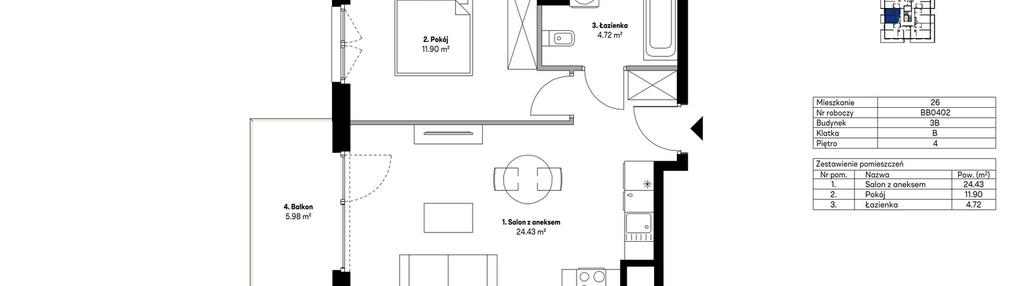 Mieszkanie w inwestycji: NU3 Warszawa Wola