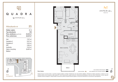 Mieszkanie w inwestycji: QUADRA
