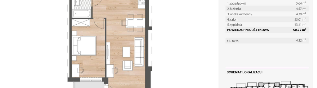Mieszkanie w inwestycji: Wyspa Solna Etap III, budynek B