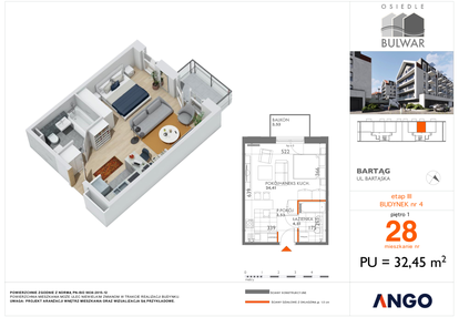 Mieszkanie w inwestycji: Osiedle Bulwar bud. 4