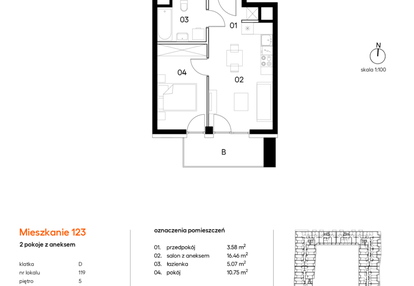 Mieszkanie w inwestycji: Miasto Polskich Mistrzów Olimpijskich