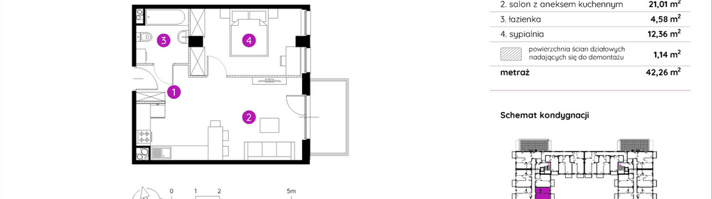 Mieszkanie w inwestycji: Murapol Apartamenty na Wzgórzu - bud. 4 i 5