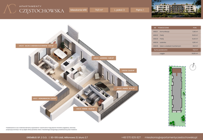 Mieszkanie w inwestycji: Apartamenty Częstochowska