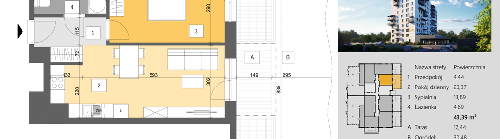 Mieszkanie w inwestycji: Dworzysko Park - Etap III