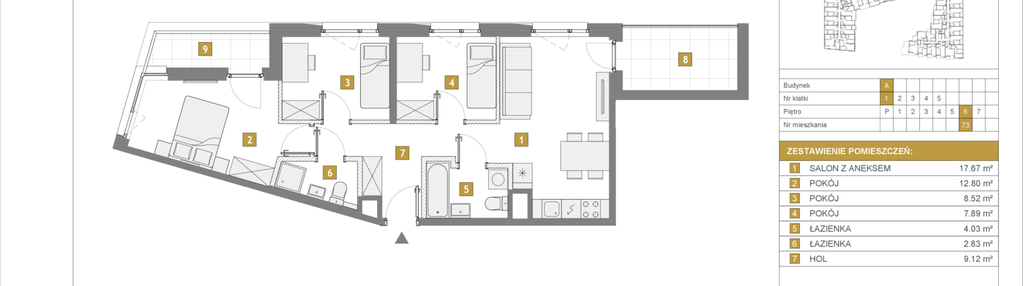 Mieszkanie w inwestycji: Apartamenty Metro Wilanowska