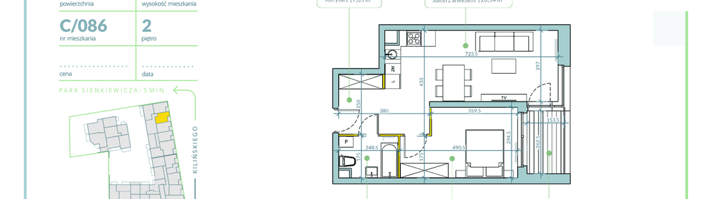 Mieszkanie w inwestycji: Flora Śródmieście