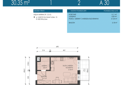 Mieszkanie w inwestycji: Apartamenty Aqua Marina