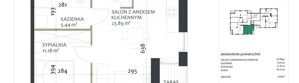Mieszkanie w inwestycji: Sosnovia
