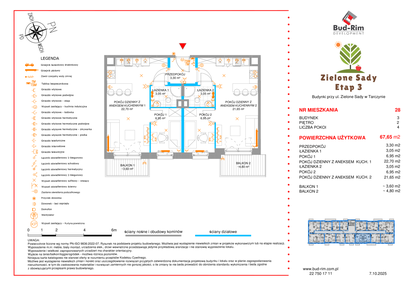 Mieszkanie w inwestycji: Zielone Sady etap III