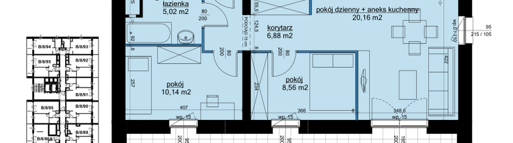 Mieszkanie w inwestycji: Osiedle Hawelańska etap III - bud. B