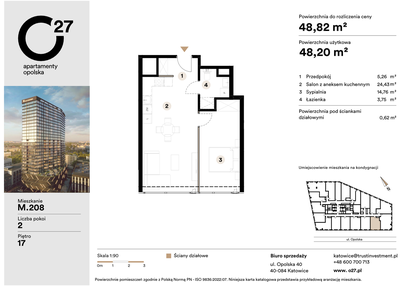 Mieszkanie w inwestycji: O27 Apartamenty Opolska