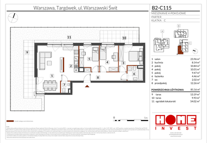 Mieszkanie w inwestycji: Warszawski Świt etap IX