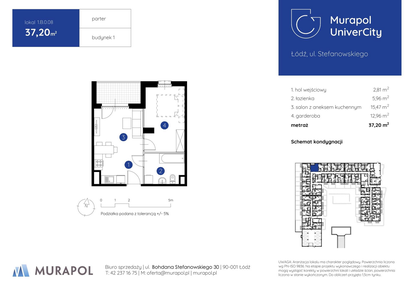 Mieszkanie w inwestycji: Murapol UniverCity