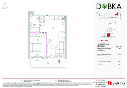 Mieszkanie w inwestycji: Dobka