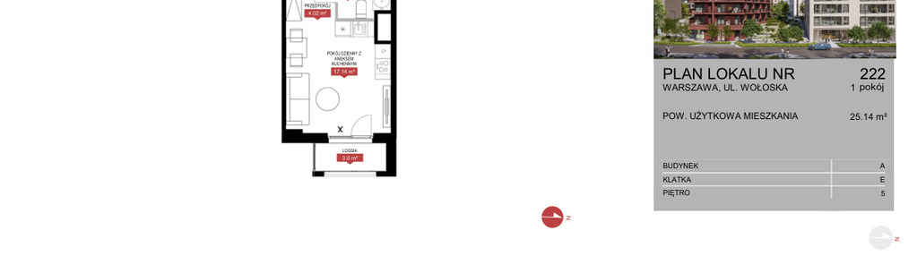 Mieszkanie w inwestycji: Modern Mokotów etap 1 budynek A, B1 i B2