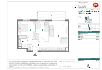 Mieszkanie w inwestycji: Apartamenty Myśliborska Park