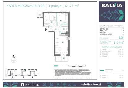 Mieszkanie w inwestycji: Osiedle Salvia