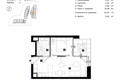 Mieszkanie w inwestycji: Cisha Apartamenty Dziwnów