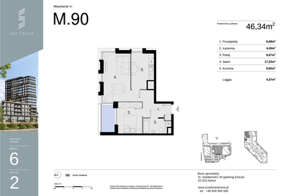 Mieszkanie w inwestycji: Sky Trust etap II