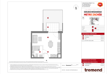Mieszkanie w inwestycji: Dzielnica Mieszkaniowa Metro Zachód - etap 8.2
