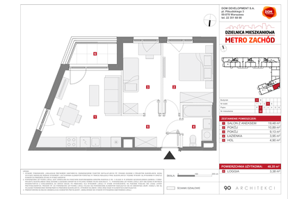 Mieszkanie w inwestycji: Dzielnica Mieszkaniowa Metro Zachód - etap 13