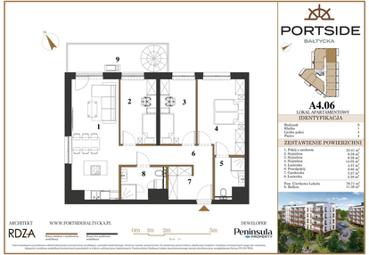 Mieszkanie w inwestycji: Portside Bałtycka