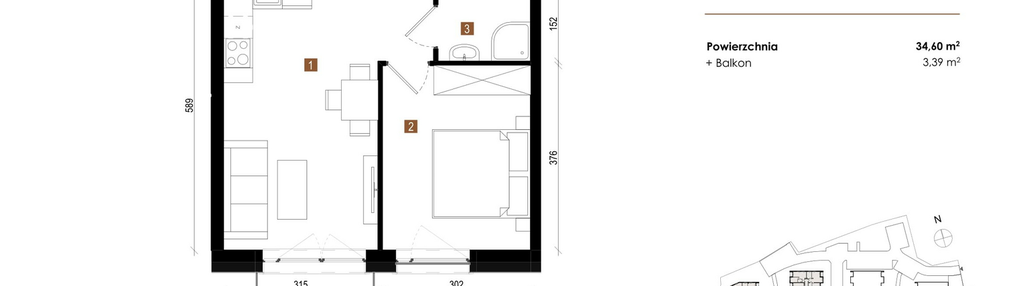 Mieszkanie w inwestycji: Apartamenty Sudetia